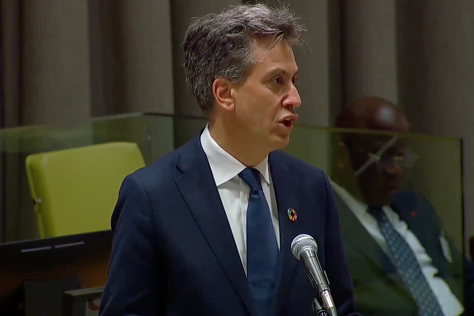 Imagem relacionada à notícia: Este governo mostrará liderança global sobre a crise climática: declaração do Reino Unido na ONU