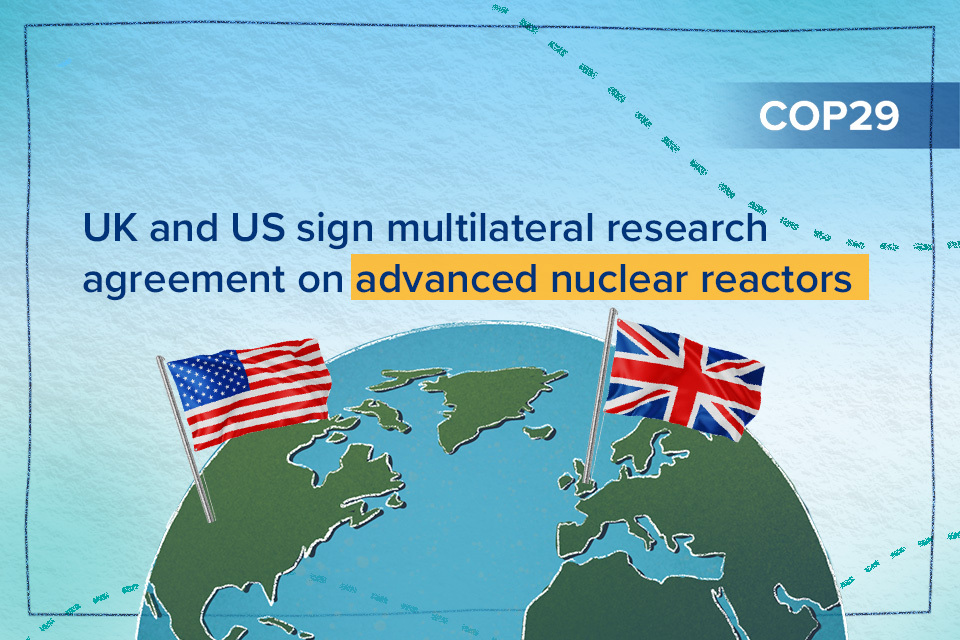Imagem relacionada à notícia: Reino Unido e EUA se unem para acelerar tecnologias nucleares avançadas