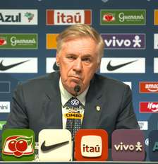 Carlo Ancelotti anunciou nesta quarta-feira, 9, a primeira convocação da Seleção Brasileira após a Copa do Mundo Foto: Reprodução/CBF