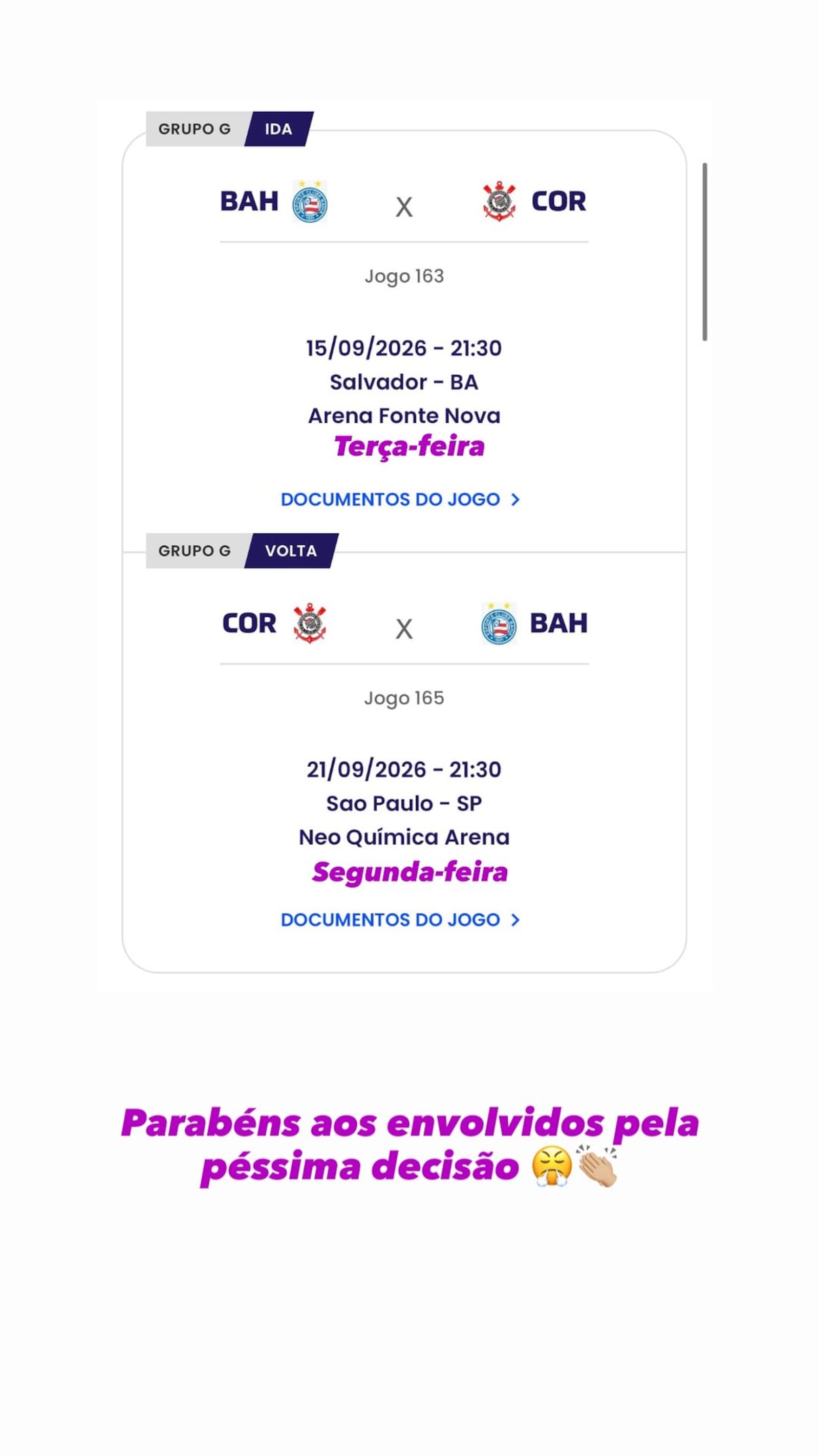 Post de Vic nas redes sociais Reprodução/Instagram @vicalbuquerq