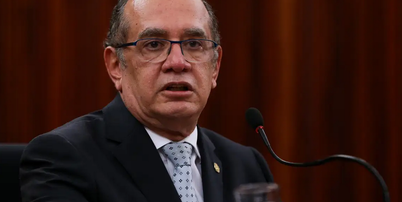 O ministro Gilmar Mendes pediu vista e interrompeu o julgamento da decisão de André Mendonça que determinou o afastamento de Andrei Rodrigues Foto: Marcelo Camargo/Agência Brasil