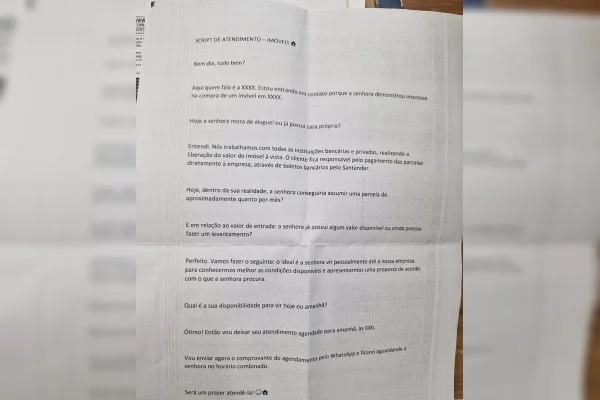 Golpistas usavam scripts para vender falsos consórcios de imóveis no DF