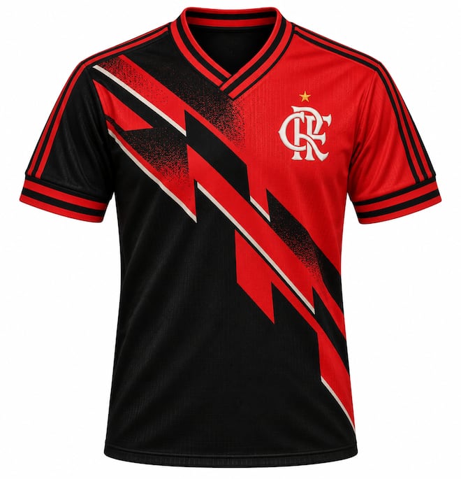 Anos 80: IA cria uniformes de clubes brasileiros na onda da trend