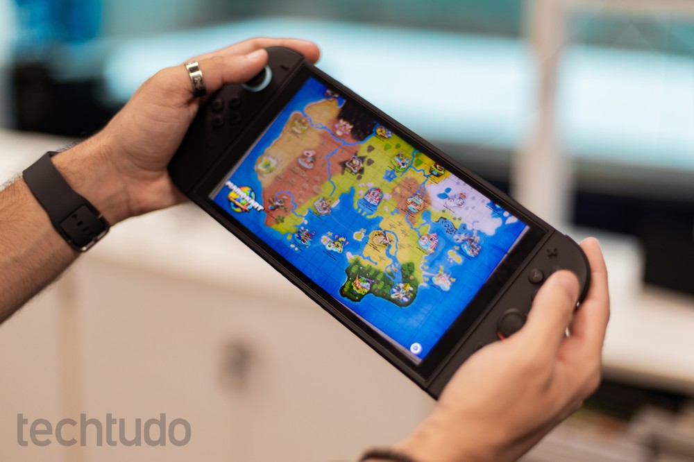 Nintendo Switch 2 é o principal hibrido do mercado atualmente — Foto: Mariana Saguias/TechTudo