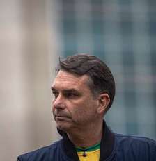 Flávio Bolsonaro confirmou que participará de debate na Globo Foto: Taba Benedicto/Estadão / Estadão