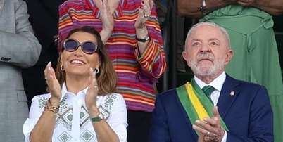 Jabja e Lula no desfile de 7 de Setembro Foto: Lula Marquez/Agência Brasil/Divulgação / Elas no Tapete Vermelho