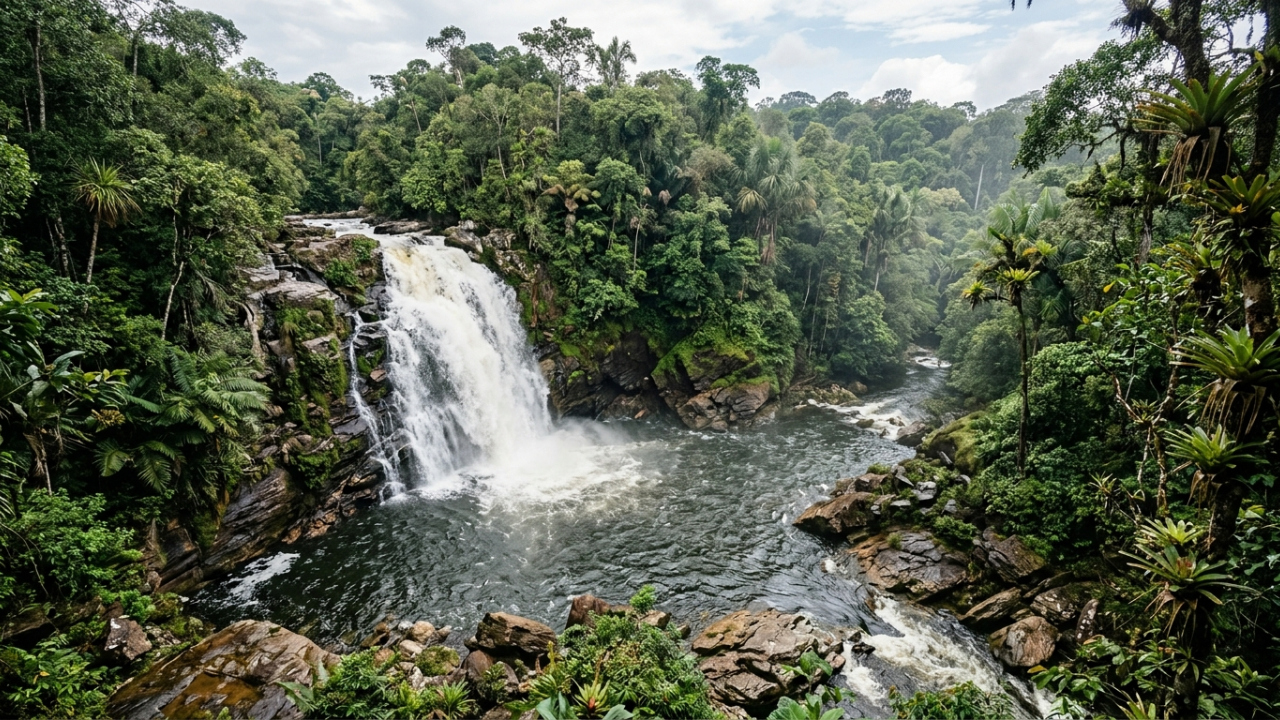 No meio da Amazônia, uma cidade cercada pela floresta reúne mais de cem cachoeiras catalogadas, além de cavernas, corredeiras e antigas formações rochosas