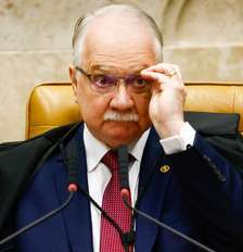 O presidente do STF, ministro Edson Fachin, no plenário da Corte Foto: Wilton Junior/Estadão / Estadão