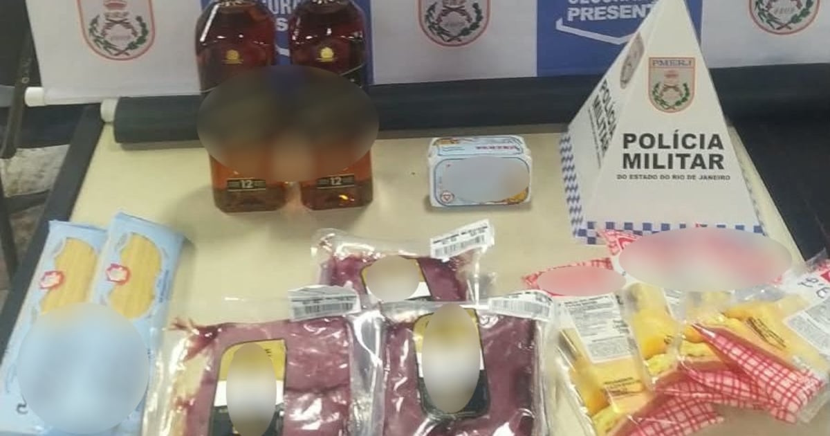 Homem é preso após furtar uísque, carnes nobres e queijos de supermercado em Ipanema