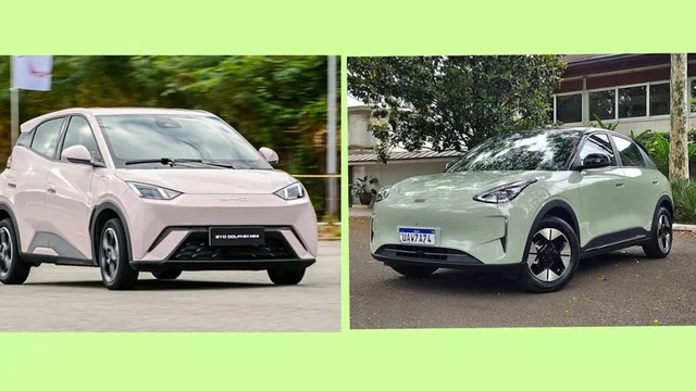 Elétricos mais vendidos: BYD domina, mas rivais do Dolphin crescem em agosto