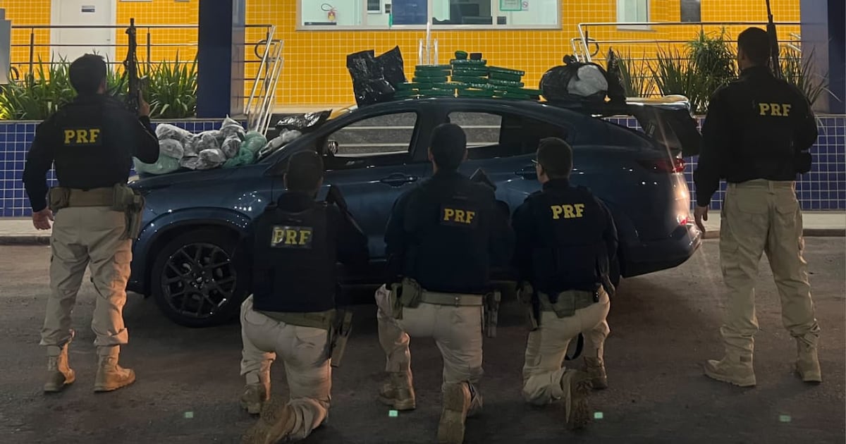 Homem é preso pela PRF após tentar fugir nadando pela Baía de Guanabara, em São Gonçalo (RJ)