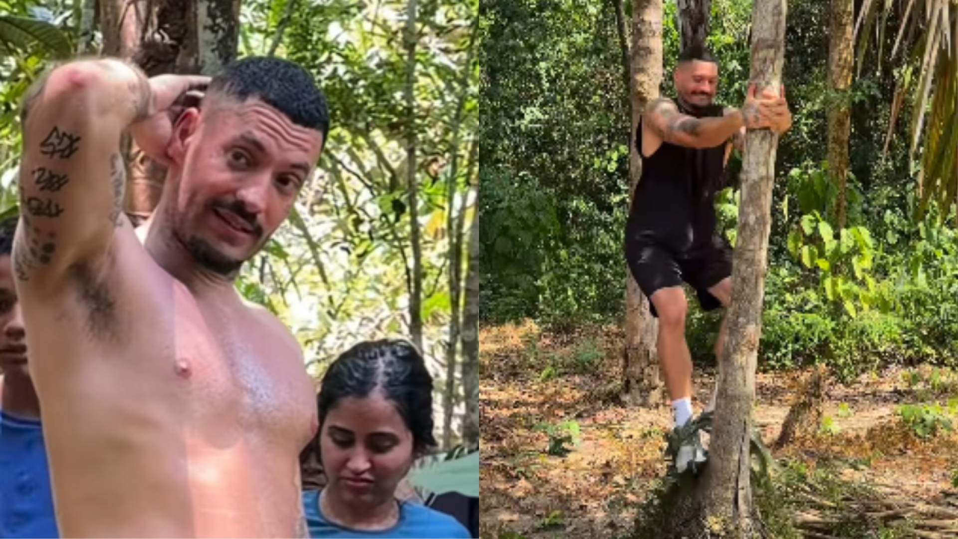 Filipe Ret encara aventura na Amazônia ao lado da noiva e diz: ‘Gosto de ar condicionado’