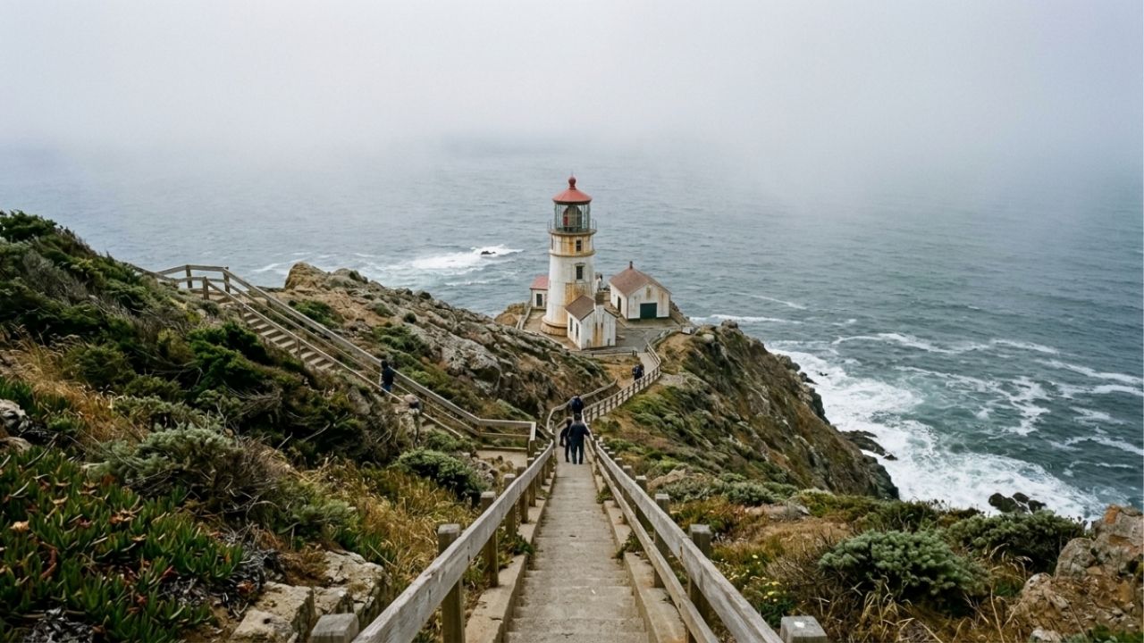 Procuraram voluntários para morar junto ao farol histórico do século 19: 313 degraus e requisitos para quem topava a temporada isolada