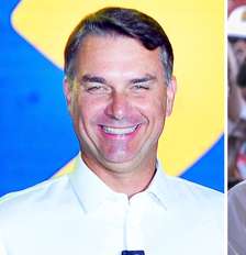 Flávio Bolsonaro (PL) e Luiz Inácio Lula da Silva (PT) disputam a eleição presidencial Foto: Montagem/Fotos: Estadão Conteúdo