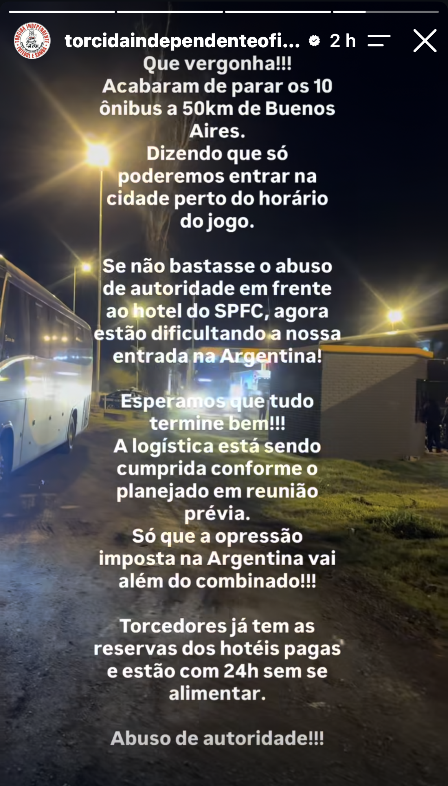 Reprodu&ccedil;&atilde;o: Torcida Independente/Instagram