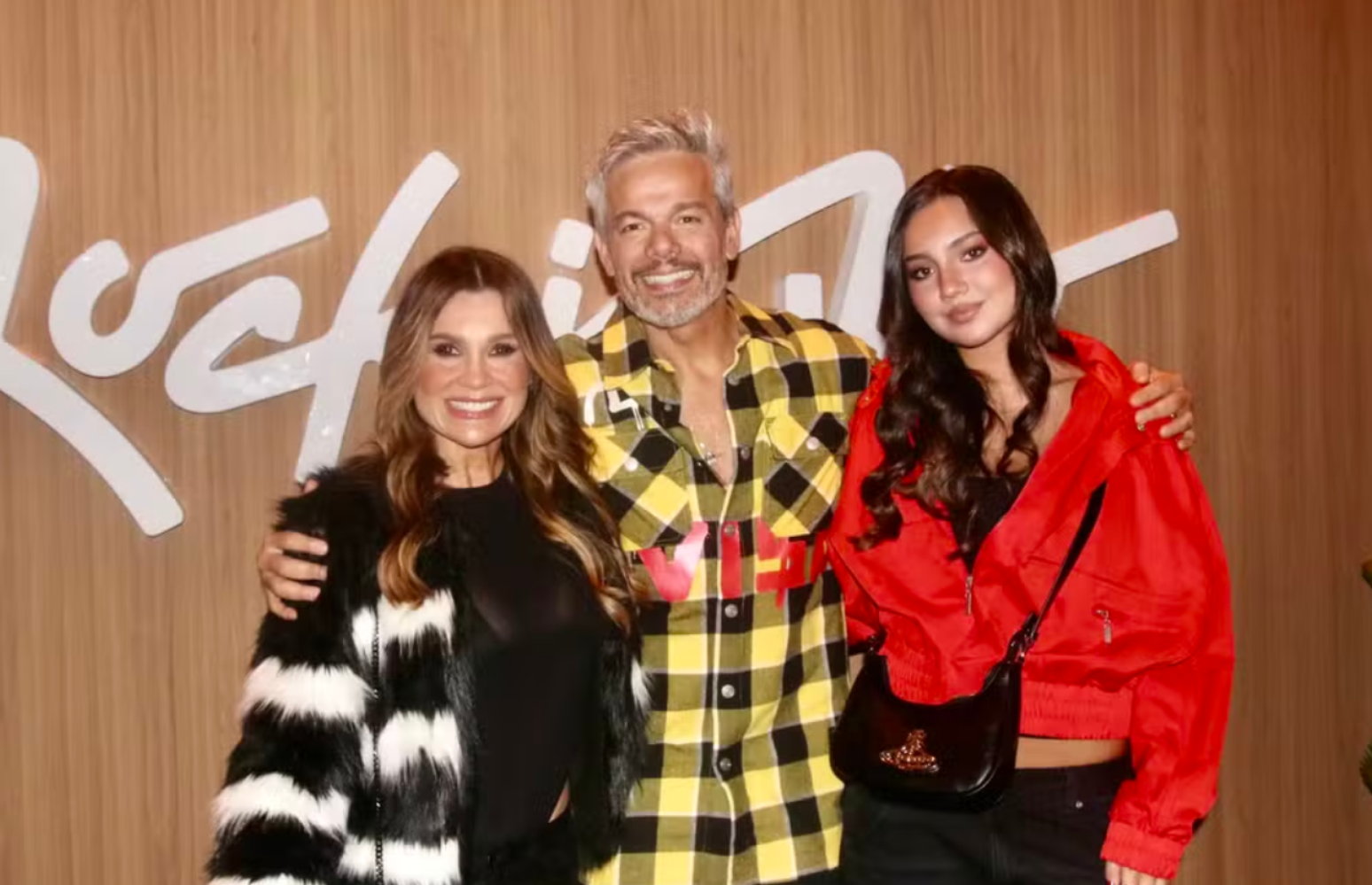 Flávia Alessandra, Otaviano Costa e a filha, Olívia