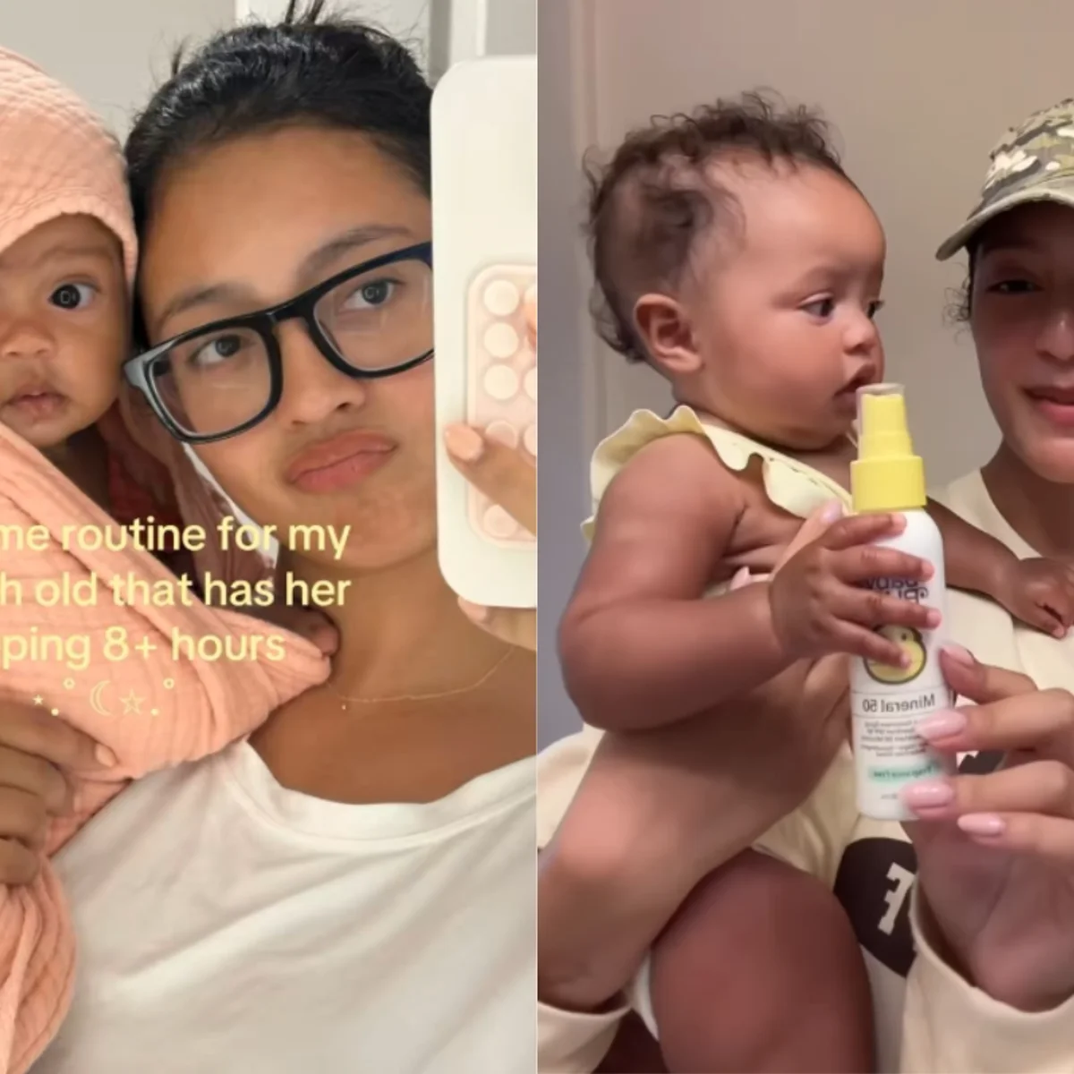 Mãe é criticada por rotina de skincare de 10 passos para filha de 5 meses
