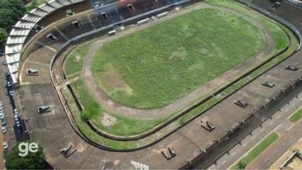 Imagens de drone do Morenão em março de 2026