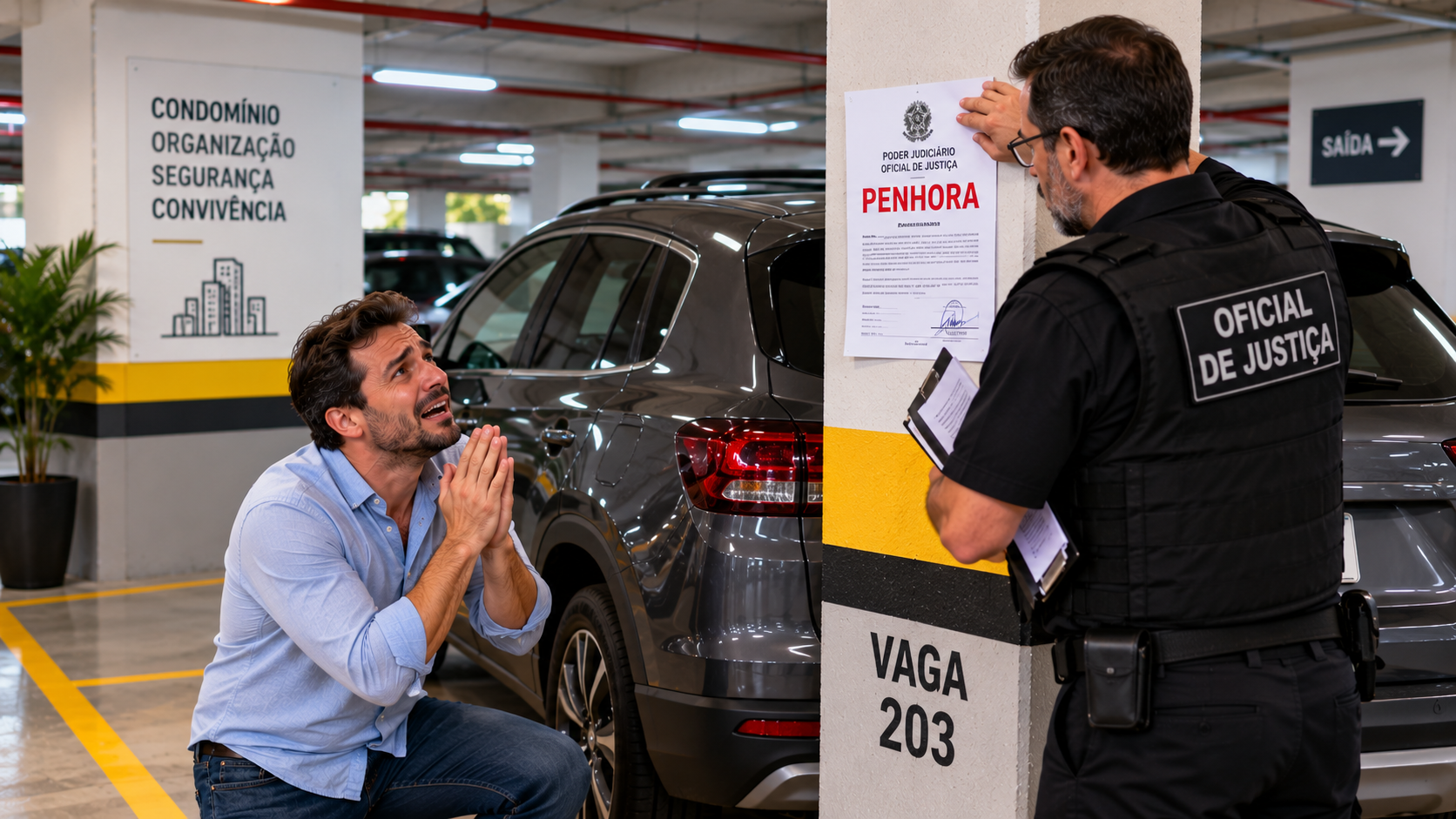 Vaga na garagem do condomínio pode ser penhorada; preste atenção no registro