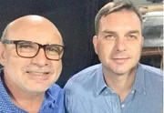 Flávio Bolsonaro e Fabrício Queiroz