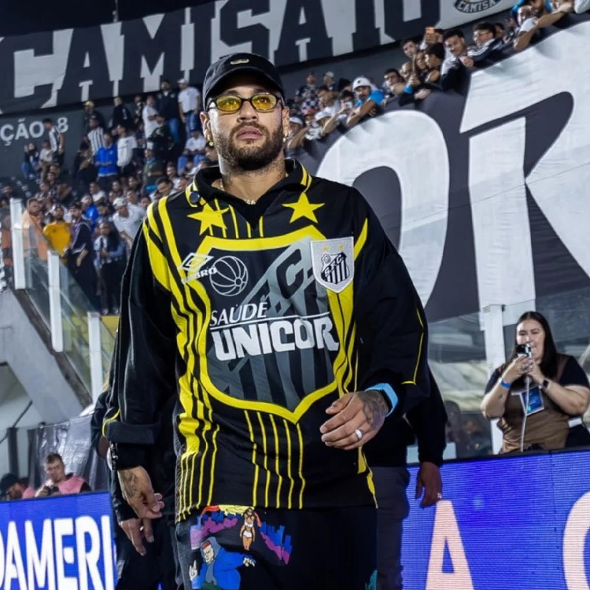 Neymar provoca torcida do Atlético-MG: "Com joelho estourado, sou melhor"