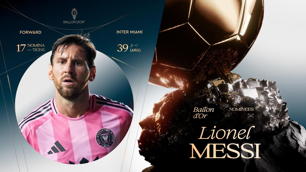 Bola de Ouro 2026: Três brasileiros são indicados ao prêmio de melhor jogador do mundo; veja lista completa