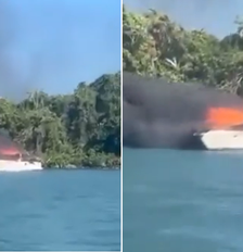 Todos os passageiros forma socorridos Foto: Reprodução/X