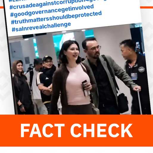FACT CHECK: Cayetano siblings did not flee PH; post uses old airport photo