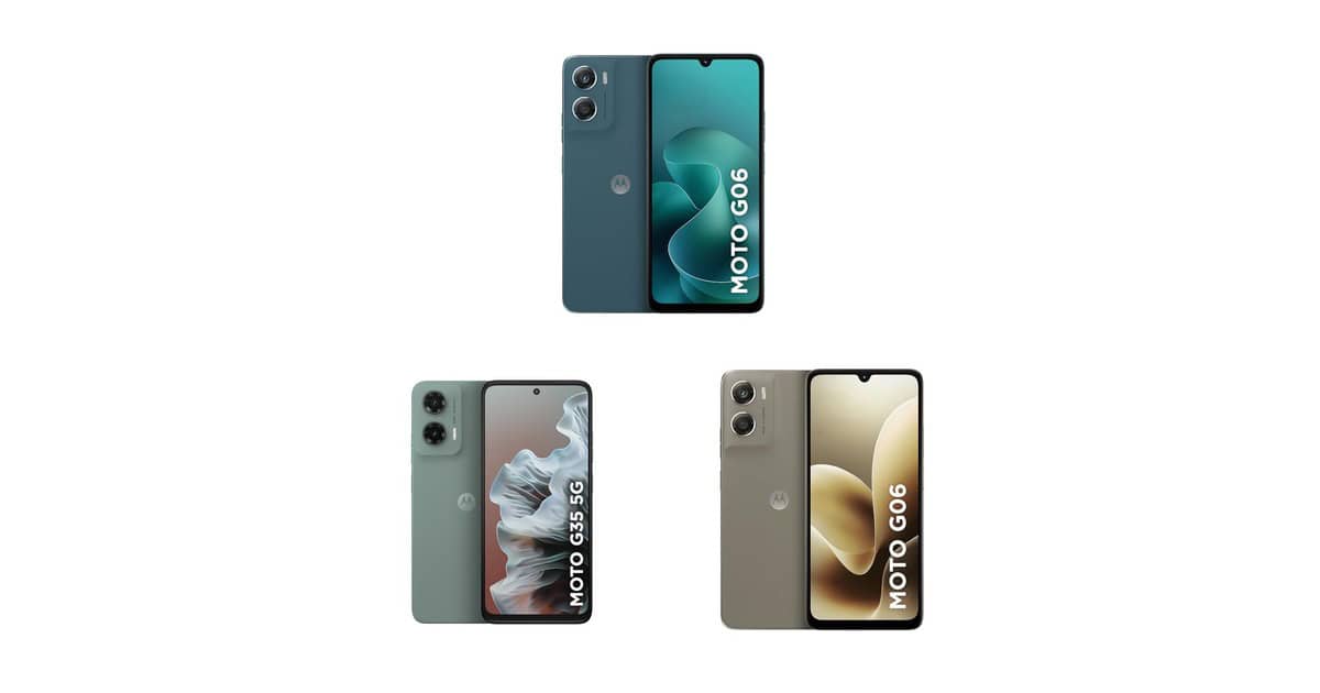Moto g06 ou Moto g35 5G? Veja uma seleção de smartphones Motorola em promoção na Amazon
