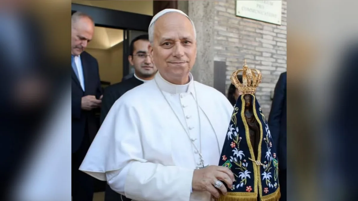 Pivô de disputa eleitoral, Nossa Senhora teve imagem abençoada por Leão XIV