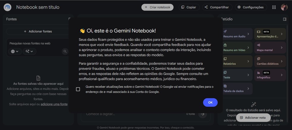 NotebookLM ilimitado existe? Veja como usar de graça e quais são os limites