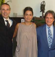 Roberto Carlos com Rafael, Dudu, Luciana e Ana Paula Foto: Reprodução