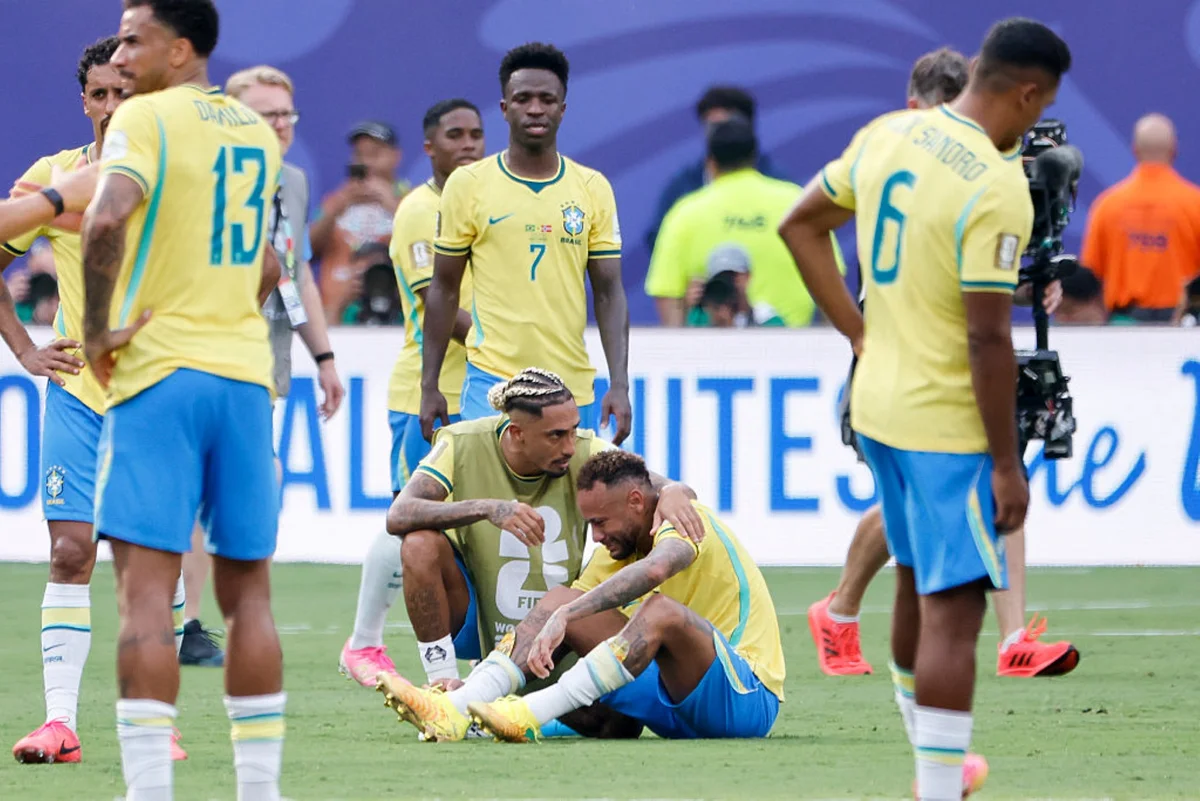 Imagem colorida de Neymar após eliminação do Brasil na Copa do Mundo de 2026- Metrópoles