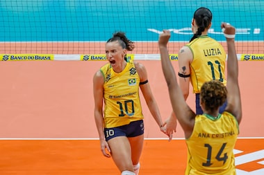 Brasil bate Argentina na final do Sul-Americano de vôlei feminino e garante vaga em Los Angeles-2028