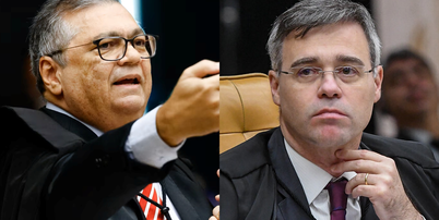 Ministro Flávio Dino, do Supremo Tribunal Federal, reintegrou imediatamente o diretor-geral da Polícia Federal, Andrei Passos Rodrigues, ao cargo, um dia após o ministro André Mendonça determinar seu afastamento Foto: