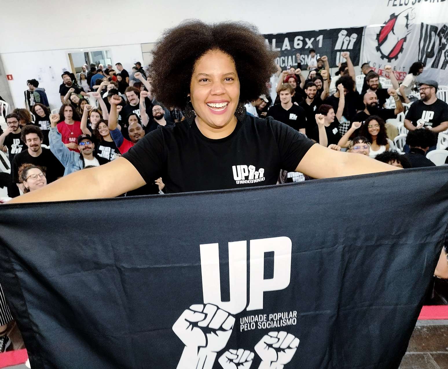 Samara Martins, candidata à Presidência pelo UP