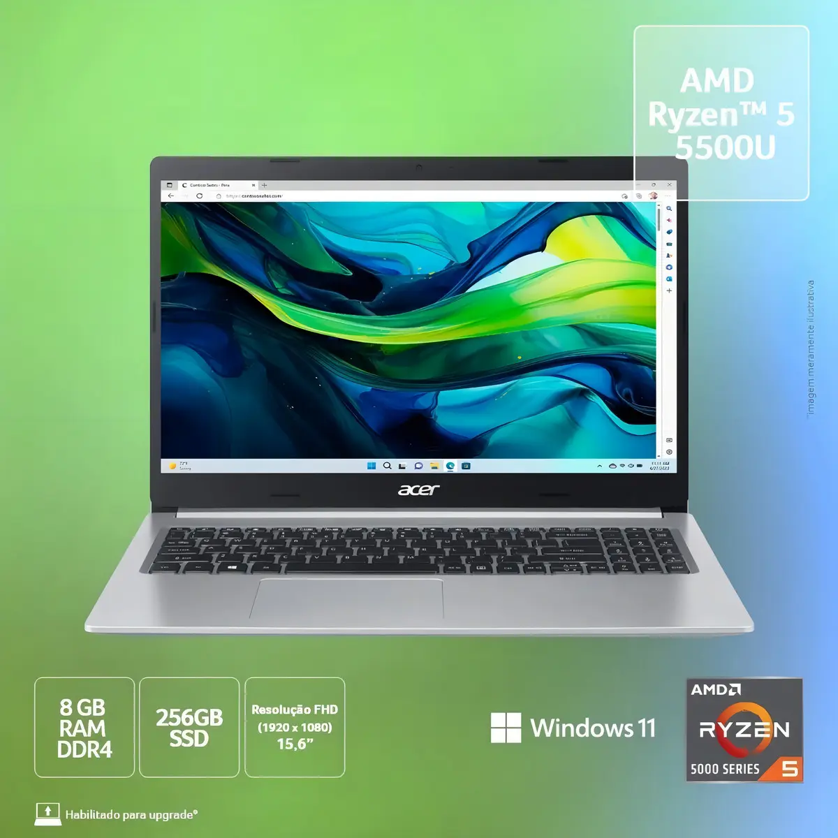 Notebook Acer Aspire 5 A515-45-R5AT