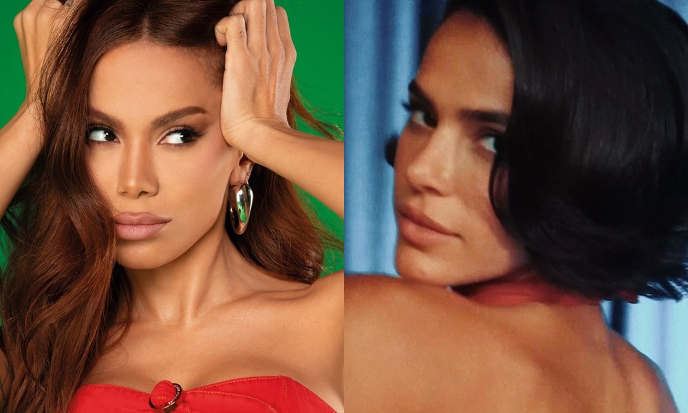 Anitta e Bruna Marquezine — Foto: Iudi e rp/instagram