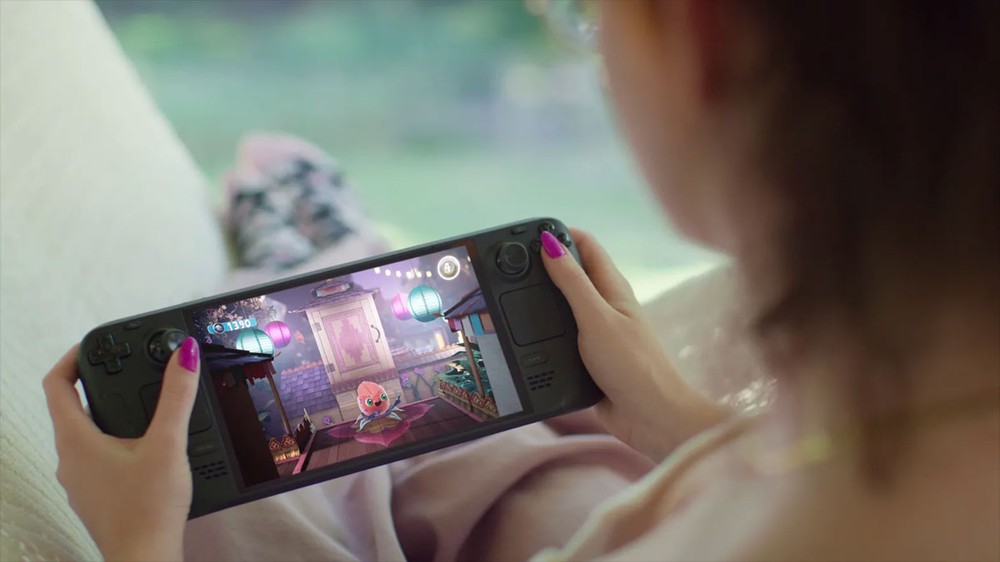 Segundo a Valve o Steam Deck OLED trará a mesma performance do modelo tradicional, mas há espaço para extrair mais potência — Foto: Divulgação/Valve