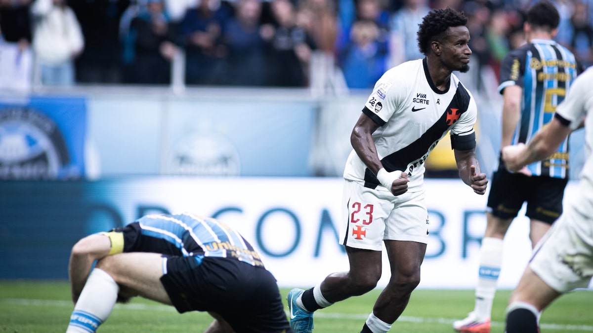 Vasco vira em duelo direto contra Z-4 e vence o Grêmio em Porto Alegre após 20 anos
