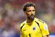 Vozinha atuando pela seleção de Cabo Verde na Copa do Mundo