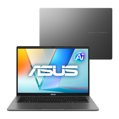Notebook ASUS Vivobook S14, Intel Core Ultra 5, 16 GB, 512 GB SSD, W 11 Home, 14.0'' FHD, Matte Gray