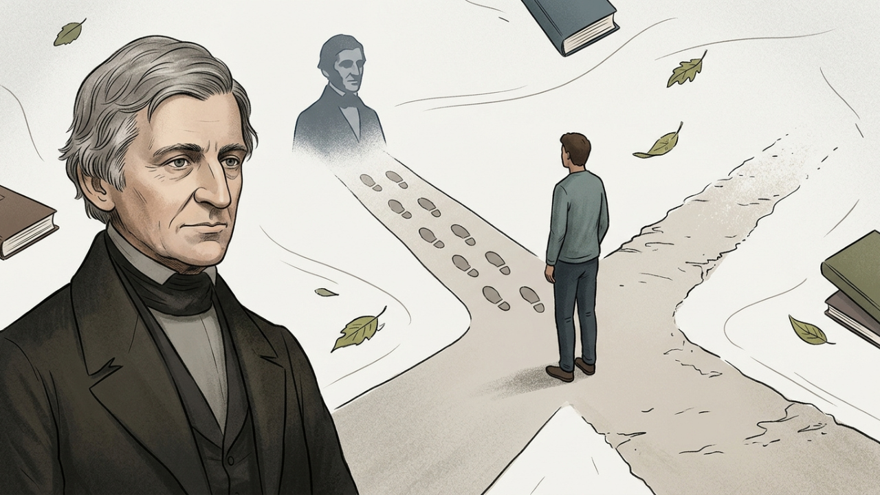 Ralph Waldo Emerson, “A inveja é ignorância, a imitação é suicídio”, por que viver tentando reproduzir a trajetória de outra pessoa pode nos afastar da única vida que realmente podemos construir