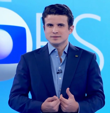André Marinho é candidato pela primeira vez ao governo do Rio de Janeiro Foto: Reprodução/TV Globo