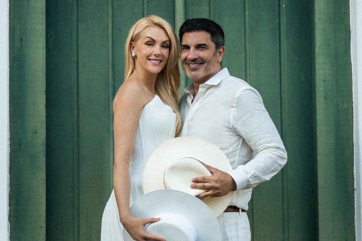 A apresentadora Ana Hickmann e o chef Edu Guedes