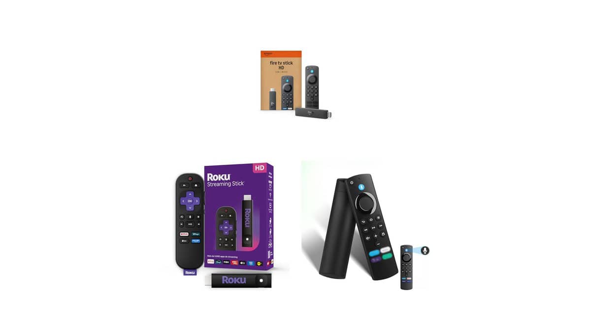 Fire TV Stick, Roku e mais: uma seleção de dispositivos de streaming em oferta na Amazon