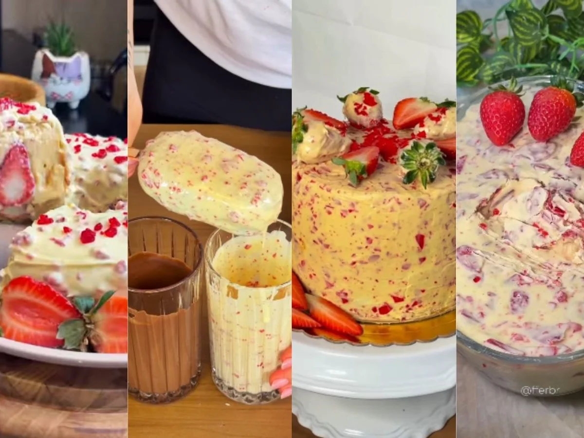 Morango cravejado ganha versões de picolé, bolo e até recheio de pastel