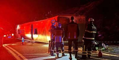 Acidente com ônibus deixa 3 mortos e 44 feridos em rodovia no Espírito Santo Foto: Divulgação/Corpo de Bombeiros do Espírito Santo