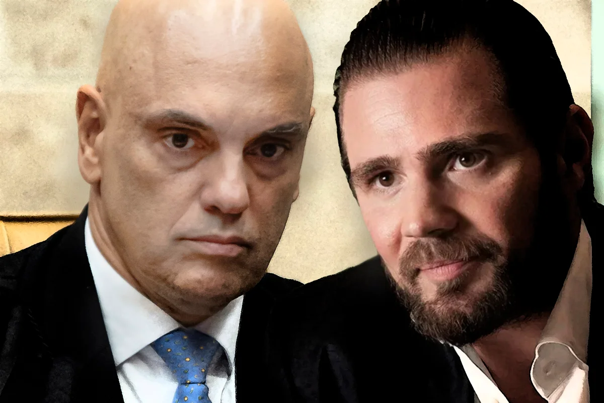 Alexandre de Moraes e Daniel Vorcaro, em fotos justapostas -- Metrópoles