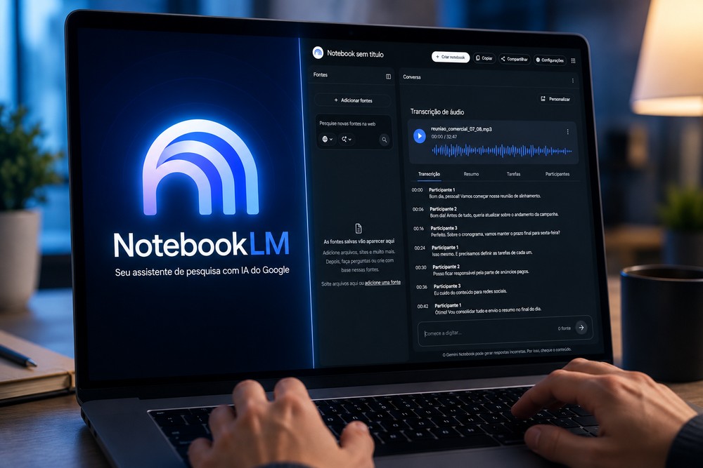 Podcasts gerados pelo Gemini Notebook podem auxiliar no consumo de materiais longos — Foto: Imagem gerada por IA/OpenAI